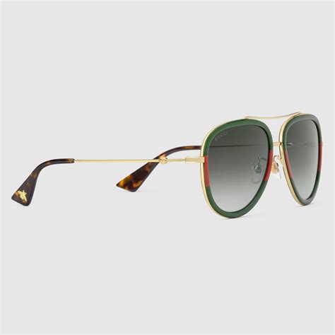 occhiali da sole gucci unisex aviator|Aviator Sunglasses for Women .